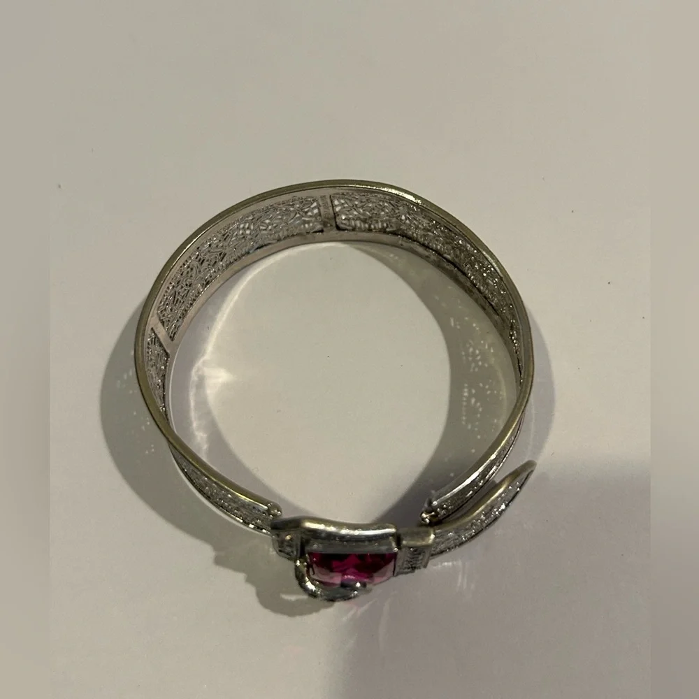 Rare Art Deco French PasteBracelet - Picture 3 of 5